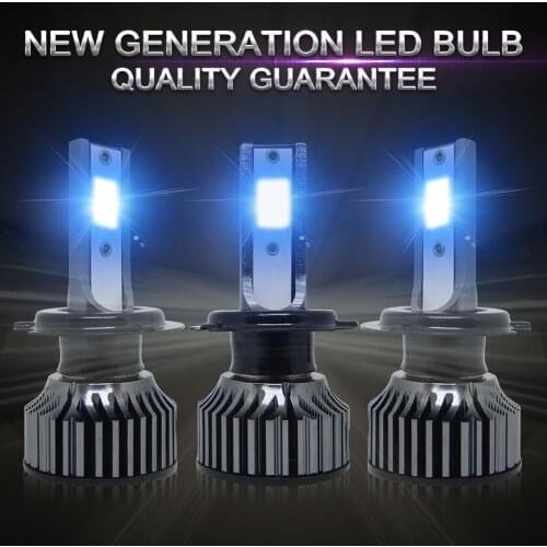 2PCS H7 LED Headlight Bulbs 12-24V Car LED Headlamp 8000K Ice Blue 8000LM Ultra Bright COB Headlights IP68 Waterproof