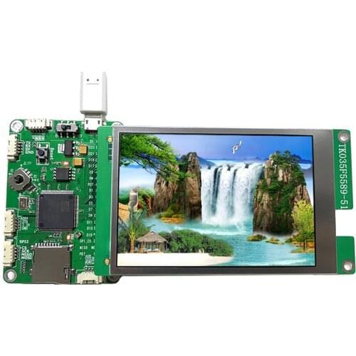 3.5 inch Touchable TFT LCD Screen Display Module with 16 million Colors 480x320 Resolution with HD IPS with 480x320x24bit RAM