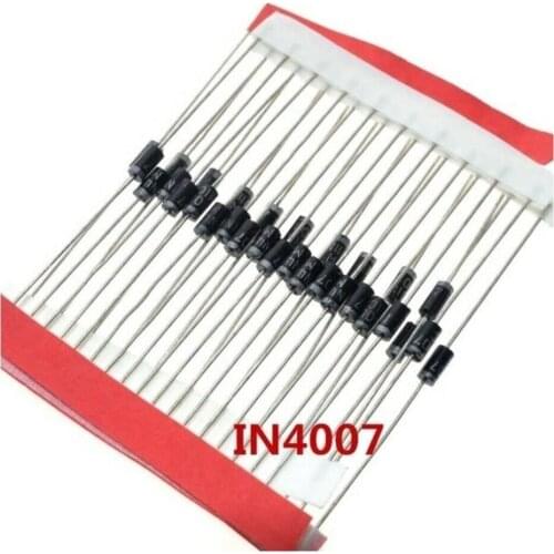 50pcs DIODES 1N4007 4007 Rectifier Diode 1A 1000V M7 rectifier