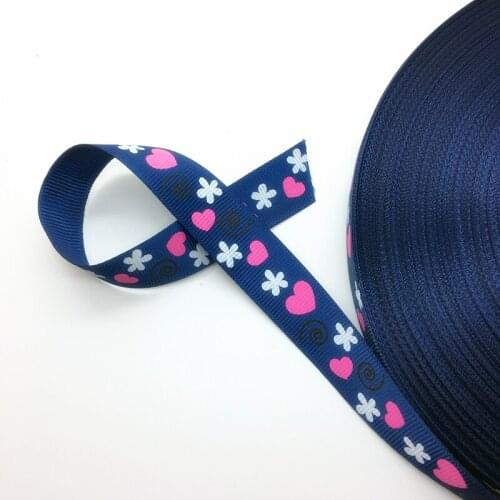 Free Shipping 5 Yards 3/4'' 20mm Wide Printed Grosgrain Ribbon Hair Bow/Christmas/wedding DIY Sewing ,#AD22