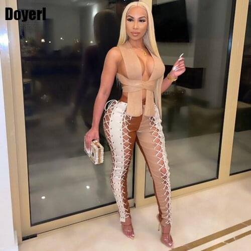 Женские кожаные брюки Doyerl China At AliExpress