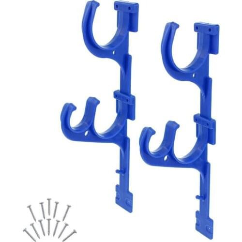 Two Packed Pool Accessories Hanging Hookplastic Storage Hooks Pool Cleaning Tool Placement Levers Plastic Pool Hanging Hooks