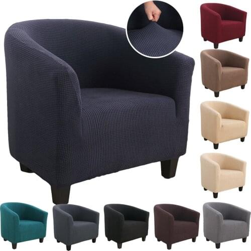 Stretch Cover for Armchair Sofa Couch Living Room 1 Seat Sofa Slipcover Single Seater Furniture Couch Armchair Cover Elastic