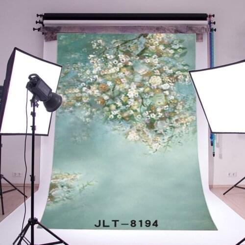 Photography Backdrops Solid Color Blurry Shabby Chic Flowers