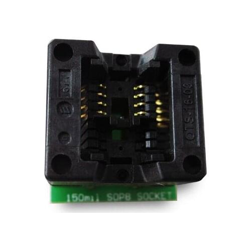HAILIANGNIAO 10pcs/lot SOIC8 turn DIP8 SOP8 to DIP8 IC socket Programmer adapter Socket 150mil narrow High Quality