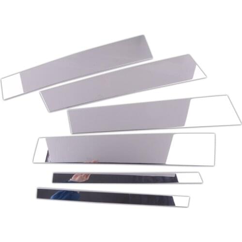 1 Set Chrome Stainless Steel Car Window Door Pillar Post Trim fit for Chevrolet Equinox 2018 2019 2020