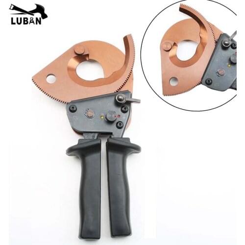 J38 300mm2 Max Ratcheting ratchet cable cutter Germany design Wire Cutter Plier, Hand Tool, not for cutting steel wire