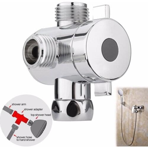 2pcbathroom Fittings Faucet Replacement Parts 1/2-inch Three-way T-shaped Adapter For Toilet Bidet Shower Head Bathroom Supplies