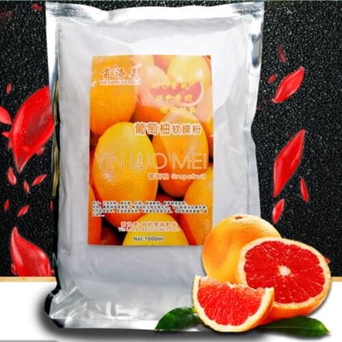 800g Grapefruit Essential Oil Modeling Peel Off Mask Powder Soft Film Powder Vitamin B Vitamin C Moisturizing