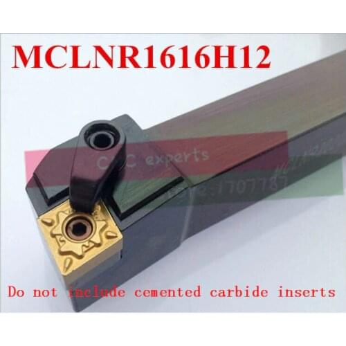 MCLNR1616H12 CNC Turning Lathe Machine Tools Lathe Cutting Tools 95 degrees External Turning Tool Holder 16*16*100MM