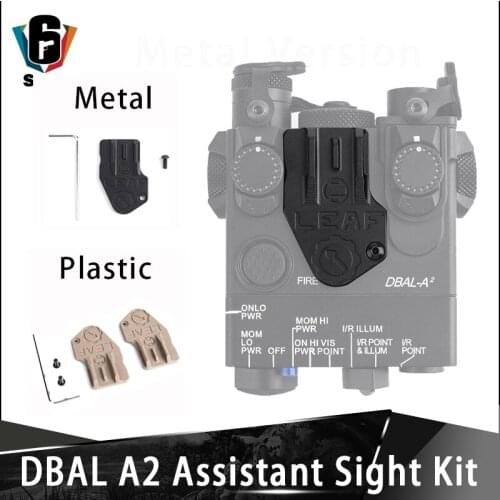Metal / Plastic The Assistant Sight Kit For Tactical DBAL A2 Laser Flashlight DBAL A2 Metal Accessory