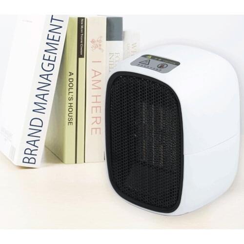 Mini Portable Electric Heater Electric Heating Fan Winter Heater, Low Noise Fast Heating Low Power Consumption Mini Heater White