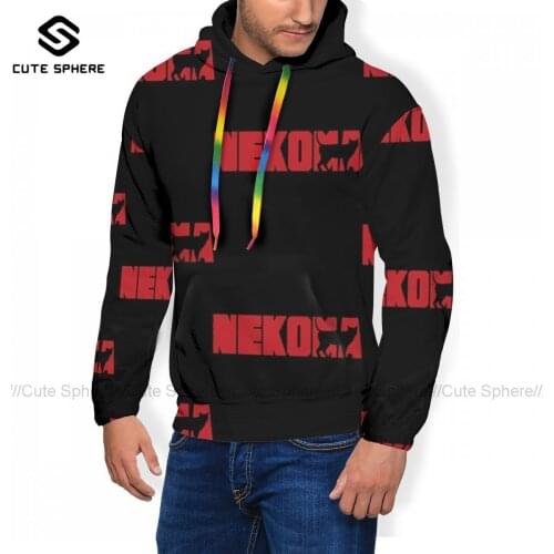 Nekoma Hoodie Cool Long Sleeve Polyester Hoodies Mens Winter Outdoor Pullover Hoodie Over Size