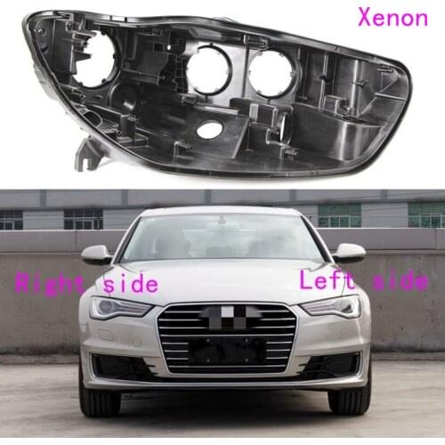 Headlight Base For Audi A6 C7 2016 2017 2018 Headlamp House Car Rear Base Front Auto Headlight Back House