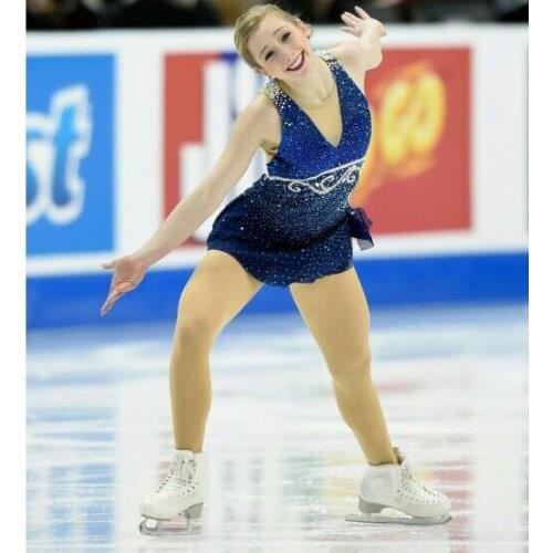 Adult Figure Skating Dresses Graceful New Brand Ice Skating Dress For Competition DR4080