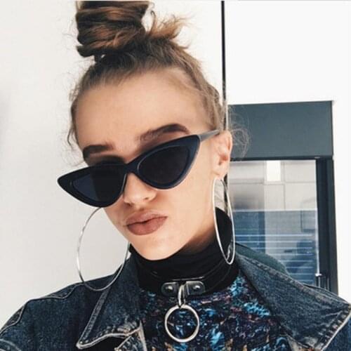Retro Cat Eye Sunglasses Ladies Sexy Retro Cat Eye Sunglasses Brand Designer Color Glasses Female