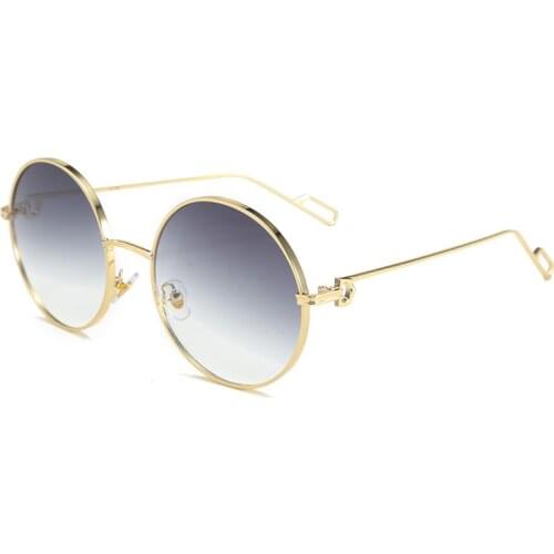 Vintage Oval Sunglasses Women Men Steampunk Round Retro Designer Sun Glasses Female Male Eyewear Retro Punk Oculos De Sol