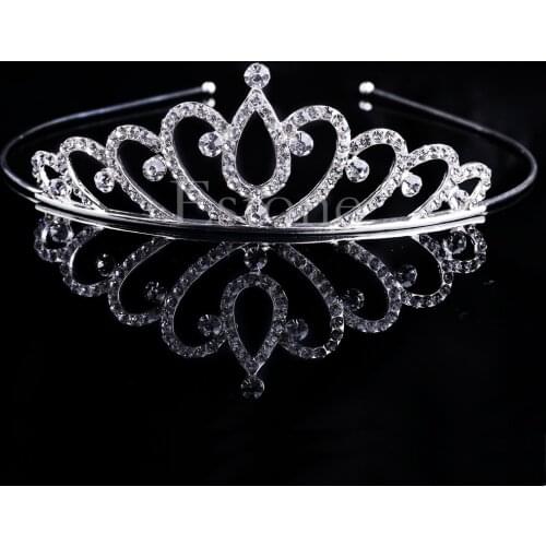 Xnatural Vintage Wedding Bridal Crystal Rhinestone Headband Crown Hair Accessories Tiara hair clips headband crowns for women