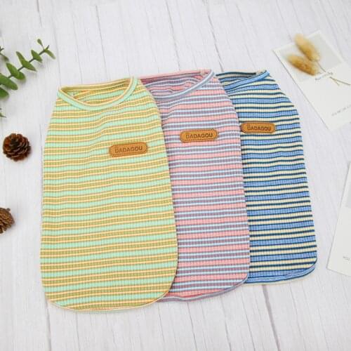 Pet Vest Warm Pets Clothing T-Shirt Puppy Chihuahua French Bulldog Hooded Coat Shirts Cute Printed Cotton Dog Clothes