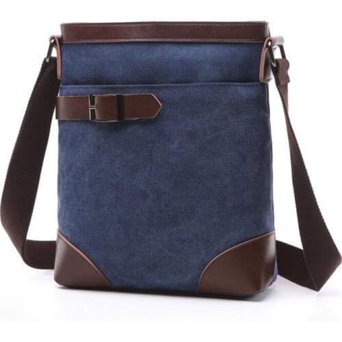 070517 new hot popular man canvas flap bag shoulder bag