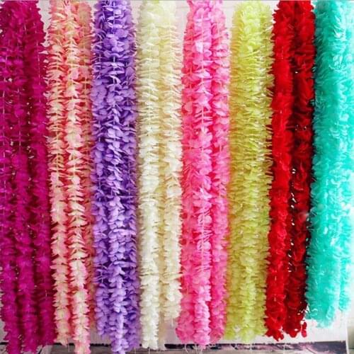 10 Pcs/Lot Silk Artificial Hydrangea Flowers String Hanging Party Wedding Christmas Party Prom Venue Stage Props Home Decoration