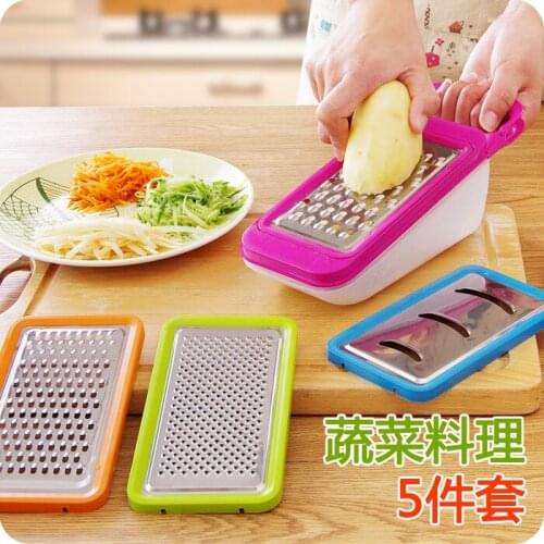 Stainless Steel Multipurpose Planer Kitchen Wire Cutter Multifunctional Wiper Slicer Multi-function Wire Planer 5 pieces of set