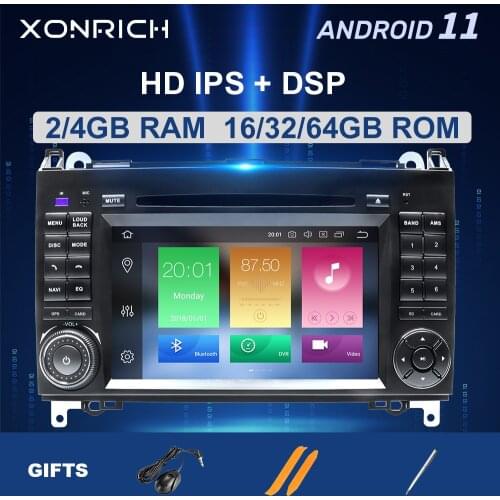 2 din Android 10Car Multimeida for Mercedes Benz B200 A B Class Sprinter W906 W169 W245 Viano Vito W639 b170 RadioGPS Navigation
