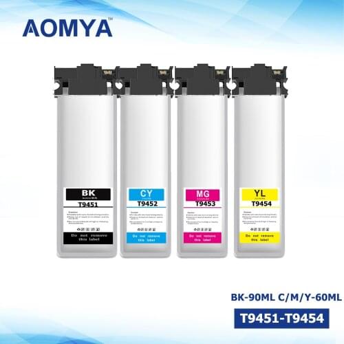 Aomya T9451 T9452 T9453 T9454 Ink Cartridge With Pigment Ink And Chip For Epson WorkForce Pro WF-C5790 WF-C5710 WF-C5290 WF-C521