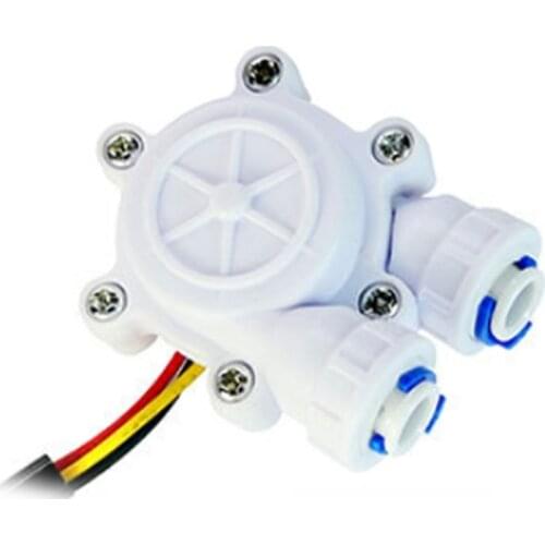 New Multiple styles Flow Sensor Control Meter Flowmeter Counter 0.2-8L/min Water Flow Sensor Switch Drinking Fountain flow