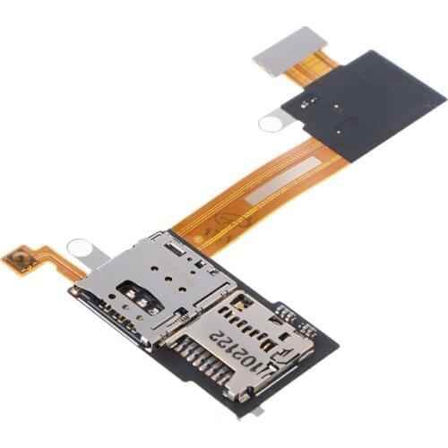 Sim Card TF Card Slot Holder Flex Cable For Sony Xperia M2 S50H D2303 D2305 D2306