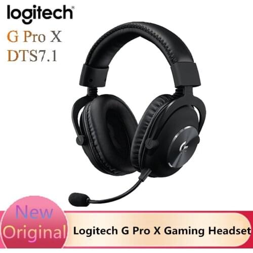 Original Logitech G Pro X Gaming Headset X 7.1 Surround Sound wireless Gaming Headphone with Microphone For Desktop computers
