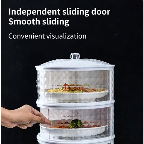 Kitchen Supplies Insulation Food Cover Insect-Proof Folding Cover Fresh Food Dust Cover Vegetable Umbrella