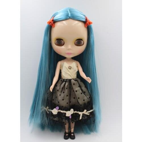 Free Shipping big discount RBL-274DIY Nude Blyth doll birthday gift for girl 4colour big eyes dolls with beautiful Hair cute toy