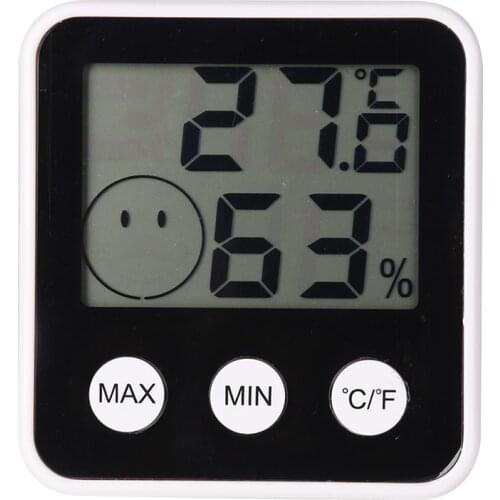 Mini Indoor Multifunction Thermometer Accurate Hanging LCD Digital Temperature Sensor Humidity Hygrometer Meter Home Gauge Tools