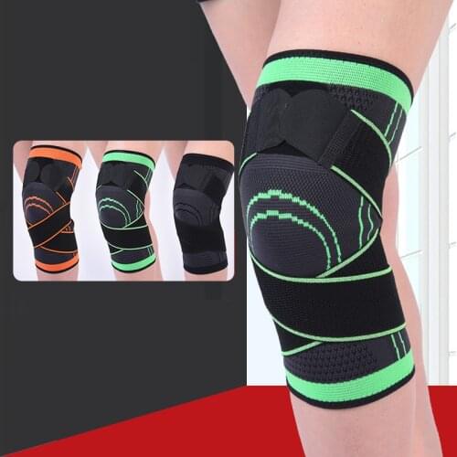 Knee Brace for Joints Sport Pressurized Elastic Knee Pads Protector Safety Leg Support Fitness Sportswear Accessories Basketball