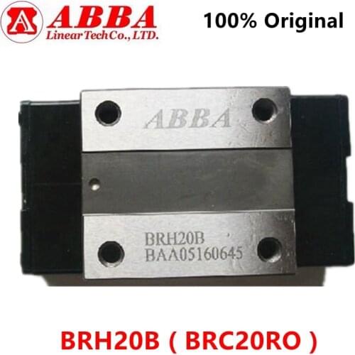 Original Taiwan ABBA BRC20RO BRH20B Slider Block Linear Rail Guide Bearing BRC20R0 for CNC Router Laser Machine 3D printer parts