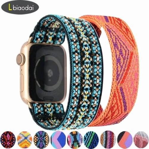 Scrunchie Elastic Sport Strap for apple watch band 38mm/40mm iwatch band 42 mm/44 mm strap bracelet for apple watch series 5 4 3