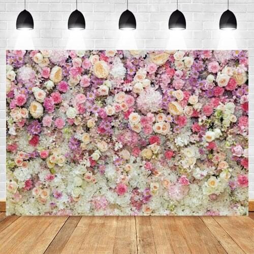 Spring Valentines Day Flower Wedding Photocall Birthday Photography Backdrop Vinyl Photographic Background For Photo Studio