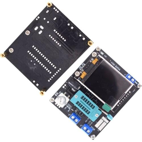 New Version GM328A Transistor Tester Diode Capacitance ESR Voltage Frequency Meter PWM Square Wave Signal Generator Soldering