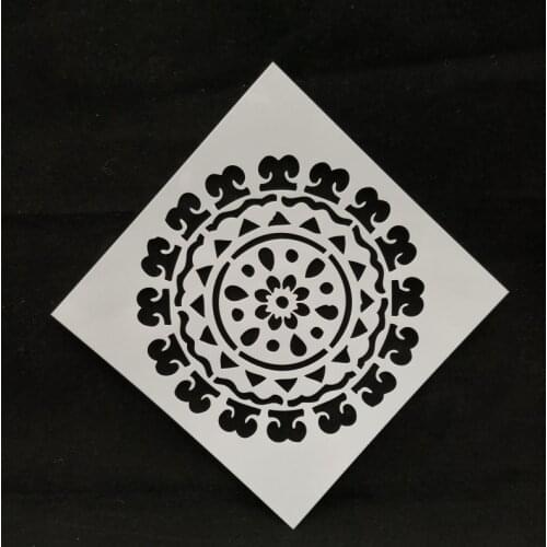 Retro flower pad Layering Stencils Drawing Color Spray stencil DIY Scrapbook photo album Decorative Embossing DIY Card Crafts