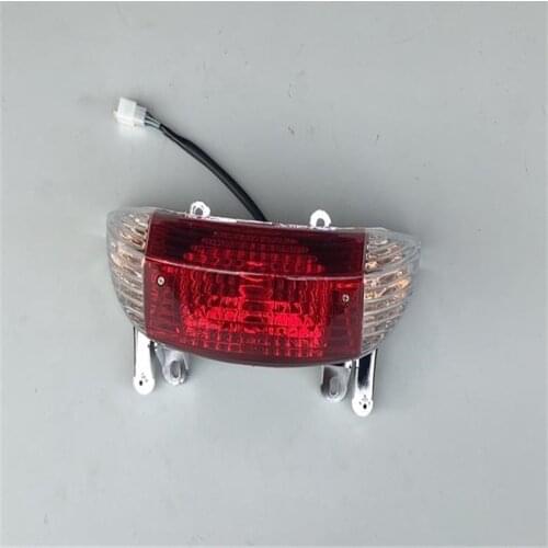 12V Motorcycle Tail Light Turn Signal Light Lamp for Haojue Suzuki AN125 AN 125 HJ125T-7 Chinese Scooter Rear Tail Light