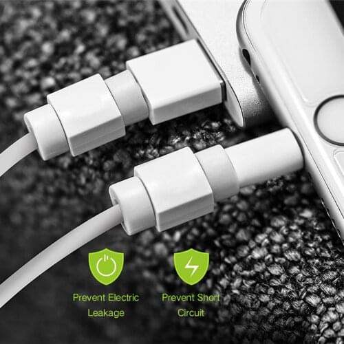 Cable Protector For iPhone Charger Protection Cable USB Cord Saver Bite USB Cable Chompers For iPhone Cable Protector