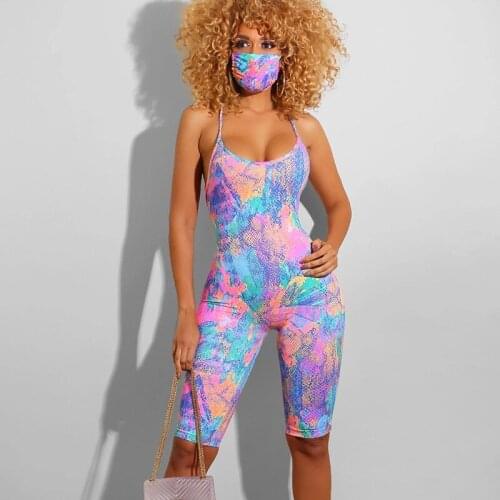 2021 Summer Women Jumpsuit Traf Bodysuits Womens Overalls Female Jumpsuits Rompers Mujer Sexy Sleeveless Bodycon Skinny Tee Tank