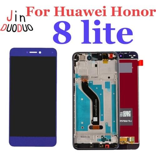 5.2 Inch For Huawei Honor 8 Lite LCD Display Touch Screen Digitizer Assembly Replacement with Frame