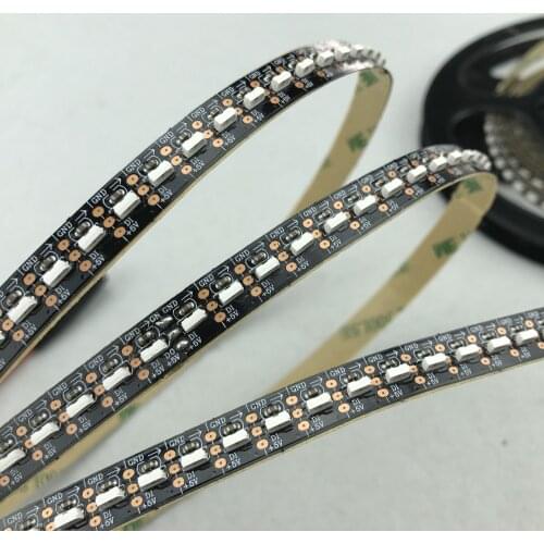 3m/roll side-emitting addressable 144LEDs/m DC5V SK6812-SIDE-4020led pixel strip,NON-waterproof,with 144pixels/m;black pcb