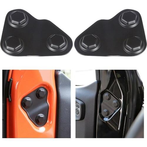 Car Door Lock Screw Protector Cover For Jeep Wrangler JL 2018-2020