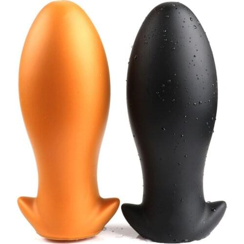 Big Anal Plug Soft Silicone Smooth Huge Anal Expander Butt Plug Masturbator Big Vaginal Anal Dildo Anal Sex Toys For Woman Men