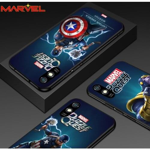 Marvel Cool Hero for Xiaomi Redmi 10X Pro 9C 9A 9T 9 GO K40 K30 Ultra K20 8 7 S2 6 5 4X Pro Soft Black Phone Case