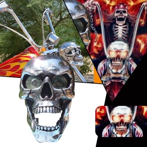 Skull Headlight At The Real HeadLight