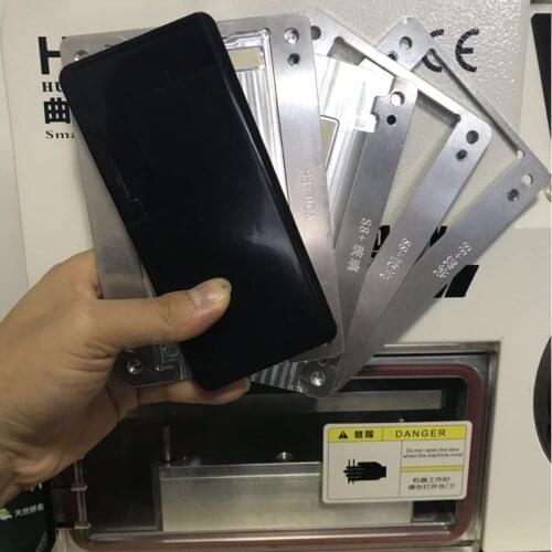 Curved LCD Touch Screen Metal Alignment Mould For Sumsung Galaxy S6 S7 S8 S9 S10Plus Note 8 9 10 Laminated Mold With Silicon Mat
